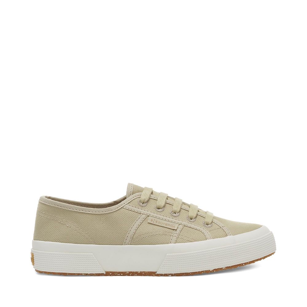 Superga 2750 Organic Canvas Natural Dye Yellow Low Top Sneakers - Women's Sneakers USA | US6041796